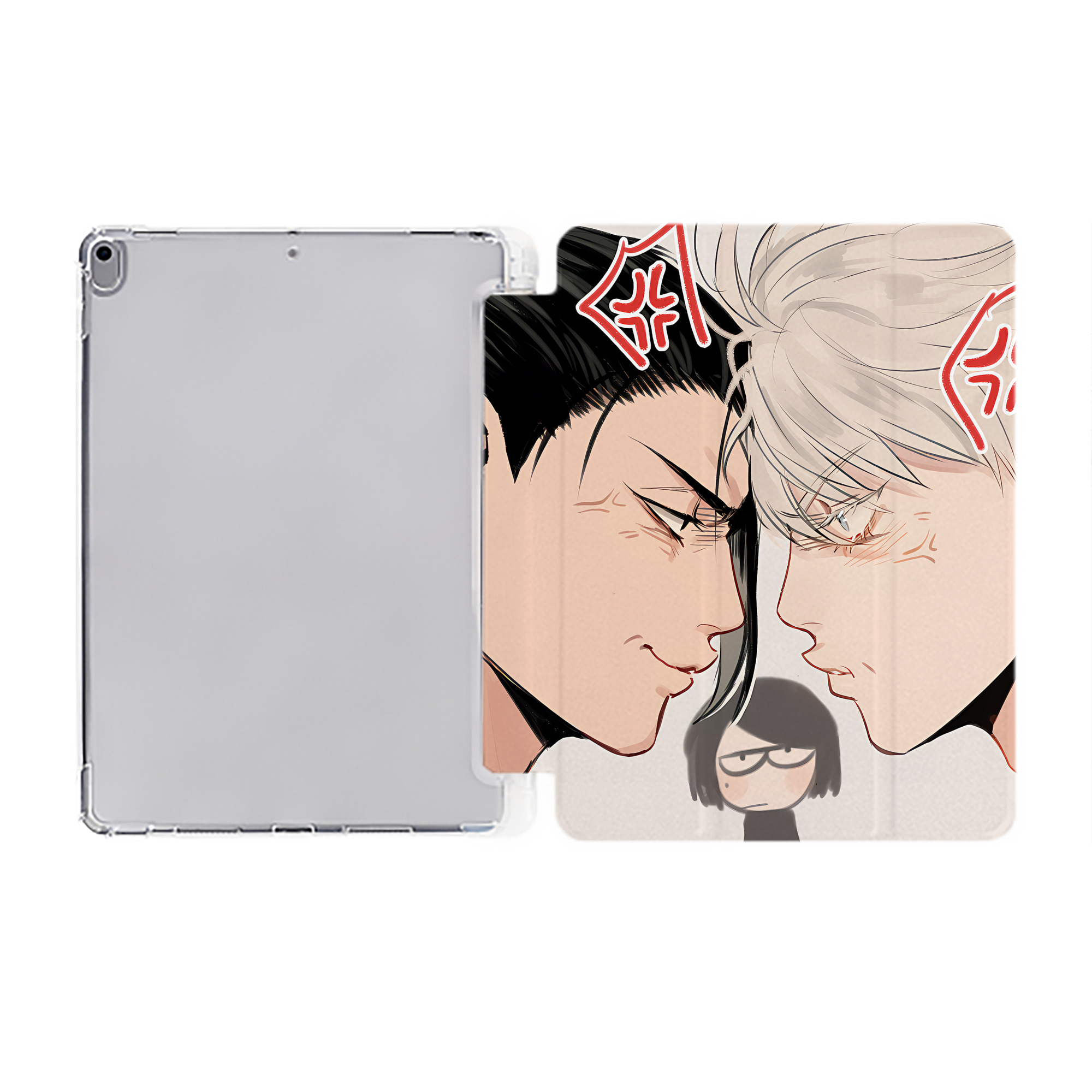 （画像用） SPY×FAMILY间谍家家酒 IPad ケース ペン収納付き 三つ折りスタンド PUレザー×シリコン 対応機種9.5/10.5/10.9インチ